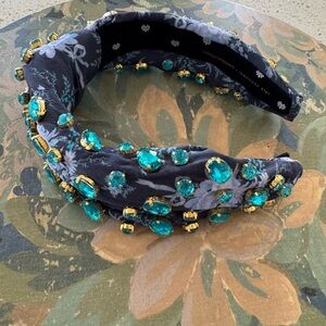 NWOT Lele Sadoughi x Loveshackfancy Blue Noir